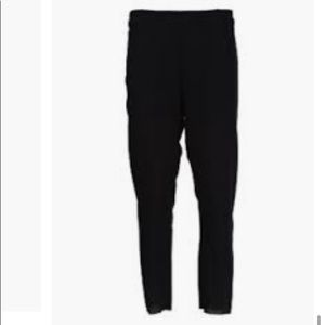 Black Ann demuelemeester wool drawstring pants 40 goth punk runway